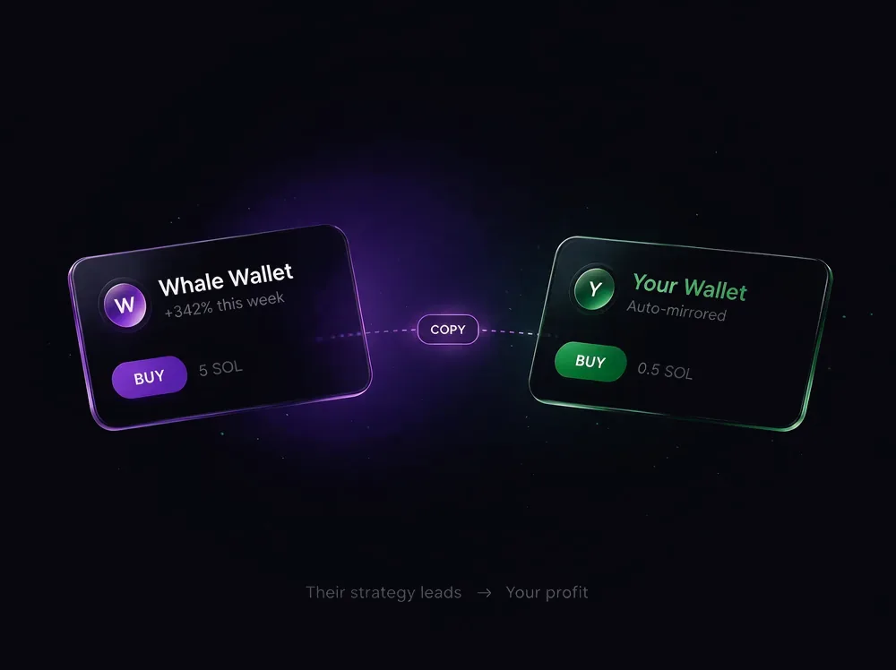 Whale wallet buy mirrored into your wallet at your own configured amount